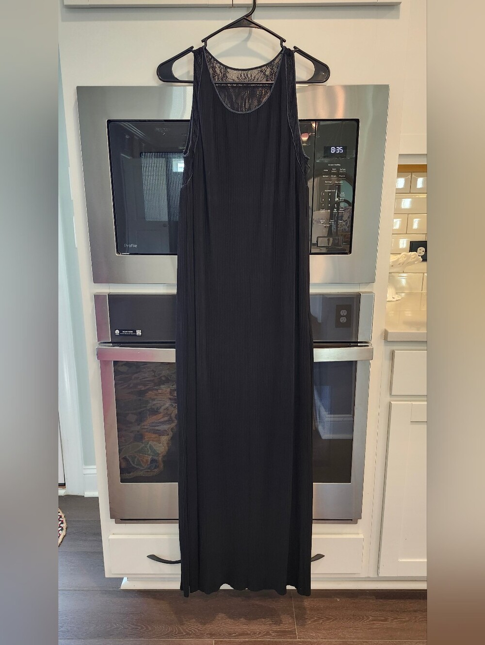 Calvin Klein Black Sleeveless Maxi Dress